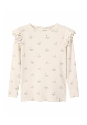 Lil' Atelier MIT LANGEN ÄRMELN  - T-shirt à manches longues - pastel parchment