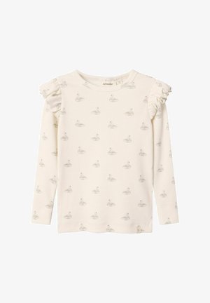 Lil' Atelier MIT SLIM FIT - Longsleeve - pastel parchment