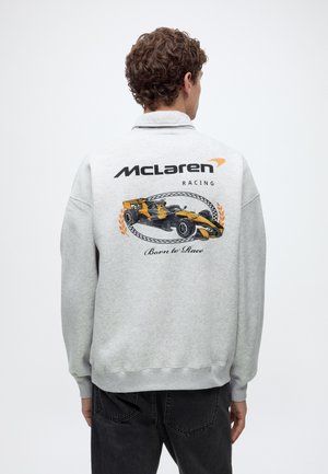 Abercrombie & Fitch, AUTO LIC MCLAREN POLO - Суитшърт - light grey