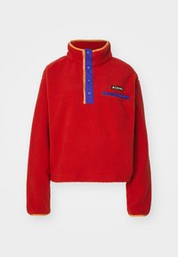 HELVETIA™ II CROPPED HALF SNAP - Fleecegenser - sail red