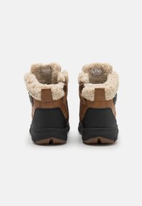 Geox FLEXYPER BOY ABX - Botines con cordones - cognac/black