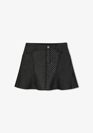 MARC JACOBS KIDS, JUPE EN DENIM - Jupe trapèze - black