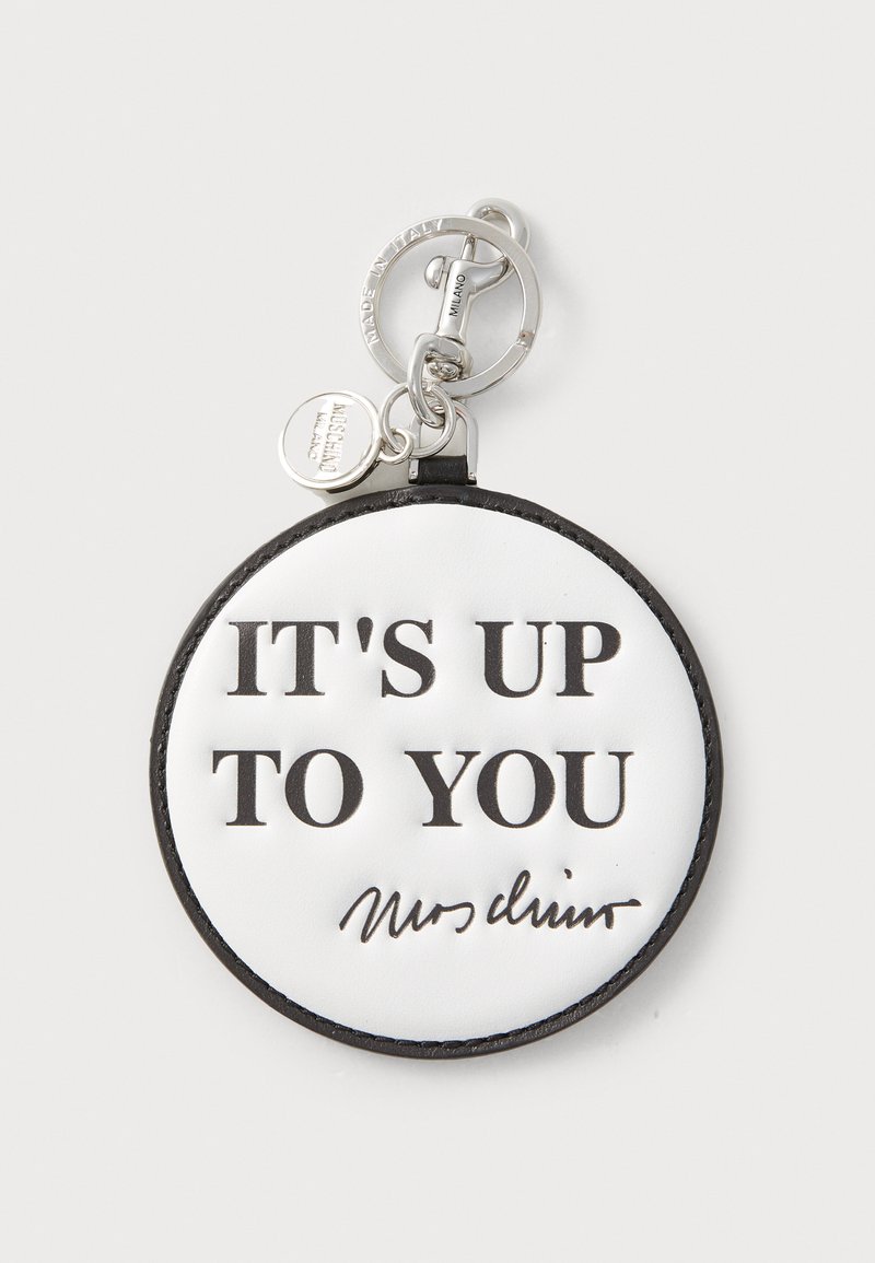 MOSCHINO PORTACHIAVI - Μπρελόκ - white