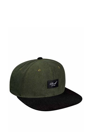 PITCHOUT - Cap - moss green black cord