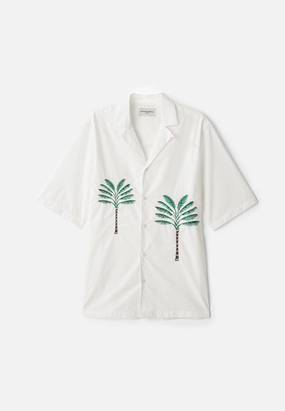 OFFICINE GENERALE LUIS PALMTREE EMBROIDE - Skjorter - ecru