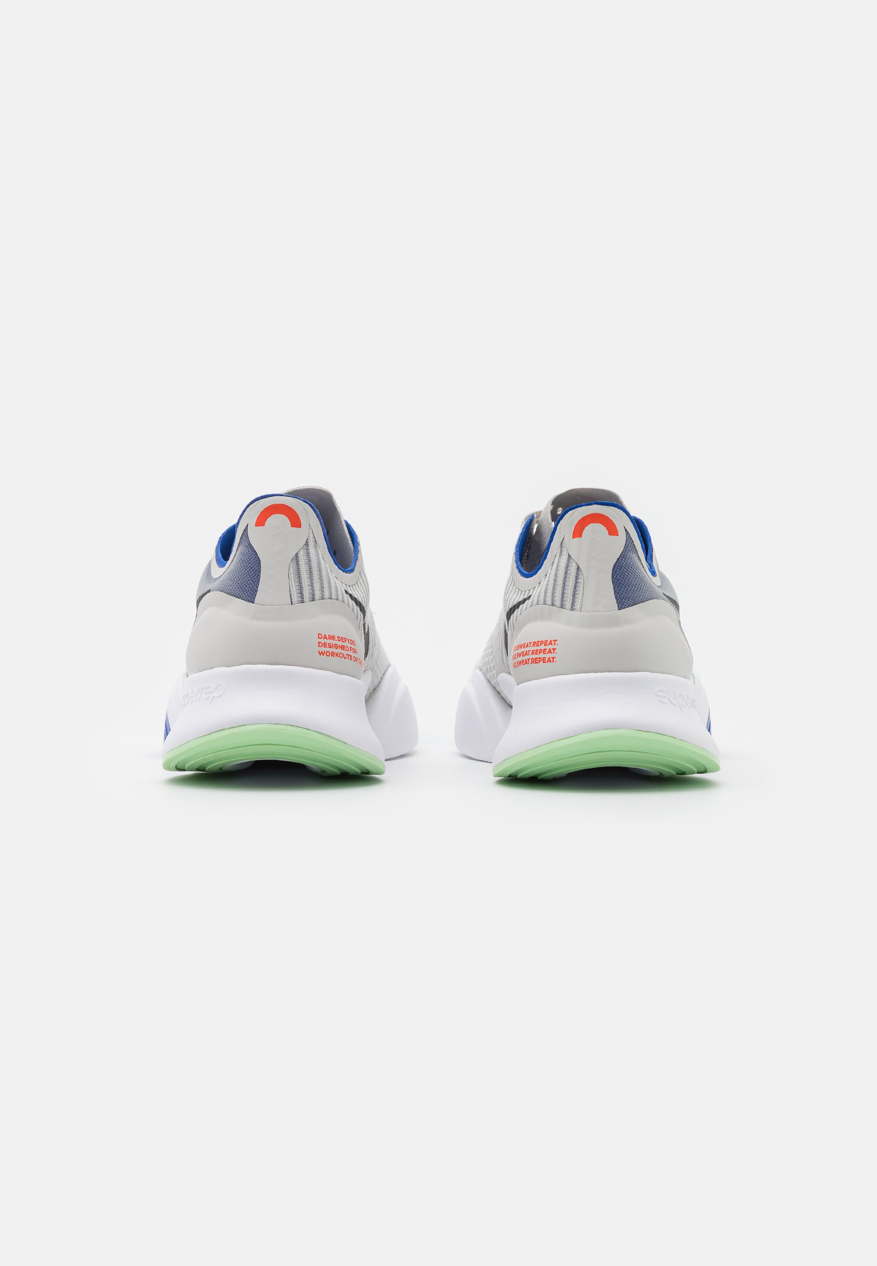 Nike Performance SUPERREP GO - Trainingsschoen - light  bone/offnoir/white/racer blue/cucumber calm/team orange/crème - Zalando.nl