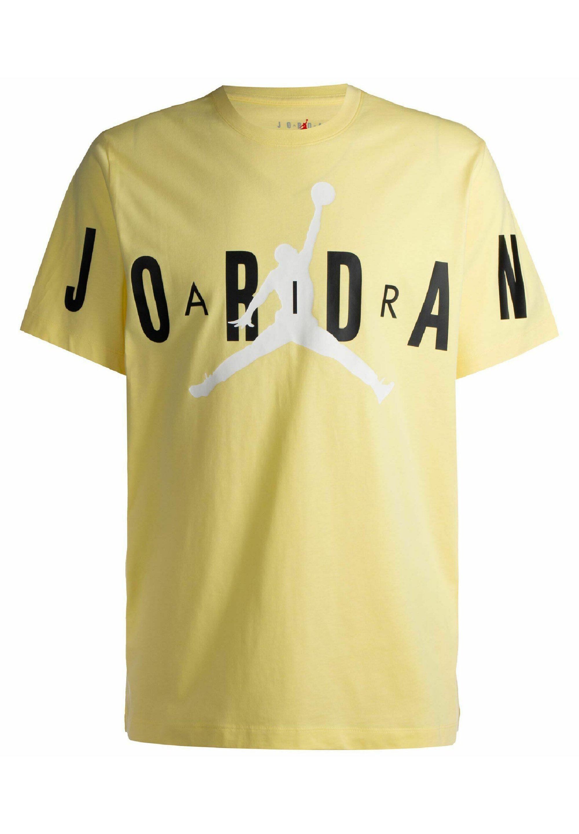 white and gold jordan t shirt