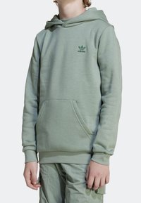 adidas Originals HOODIE JUNIOR UNISEX - Luvtröja - silver green