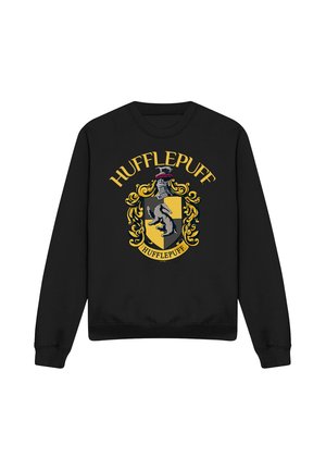 Cotton Soul, HARRY POTTER HUFFLEPUFF ARCH CREST - Sweatshirt - black