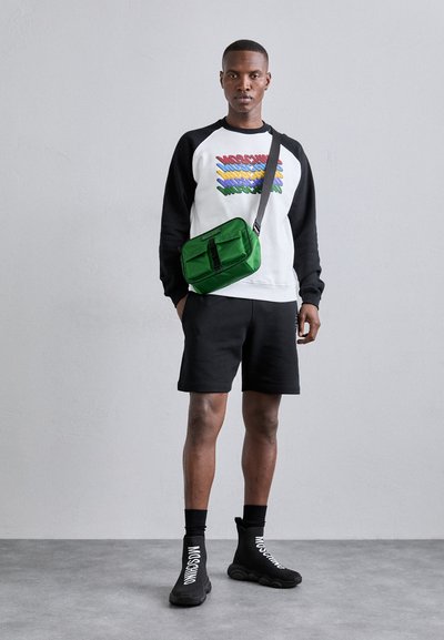 MOSCHINO BORSA TRACOLLA UNISEX - Plecu soma - fantasia verde