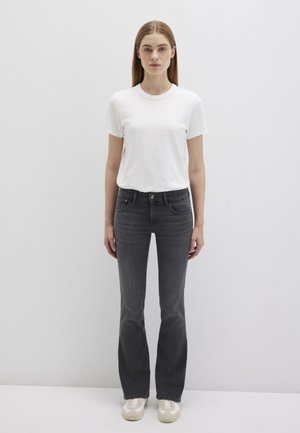 BELLA MID-RISE - Jeans bootcut - lt smoke str