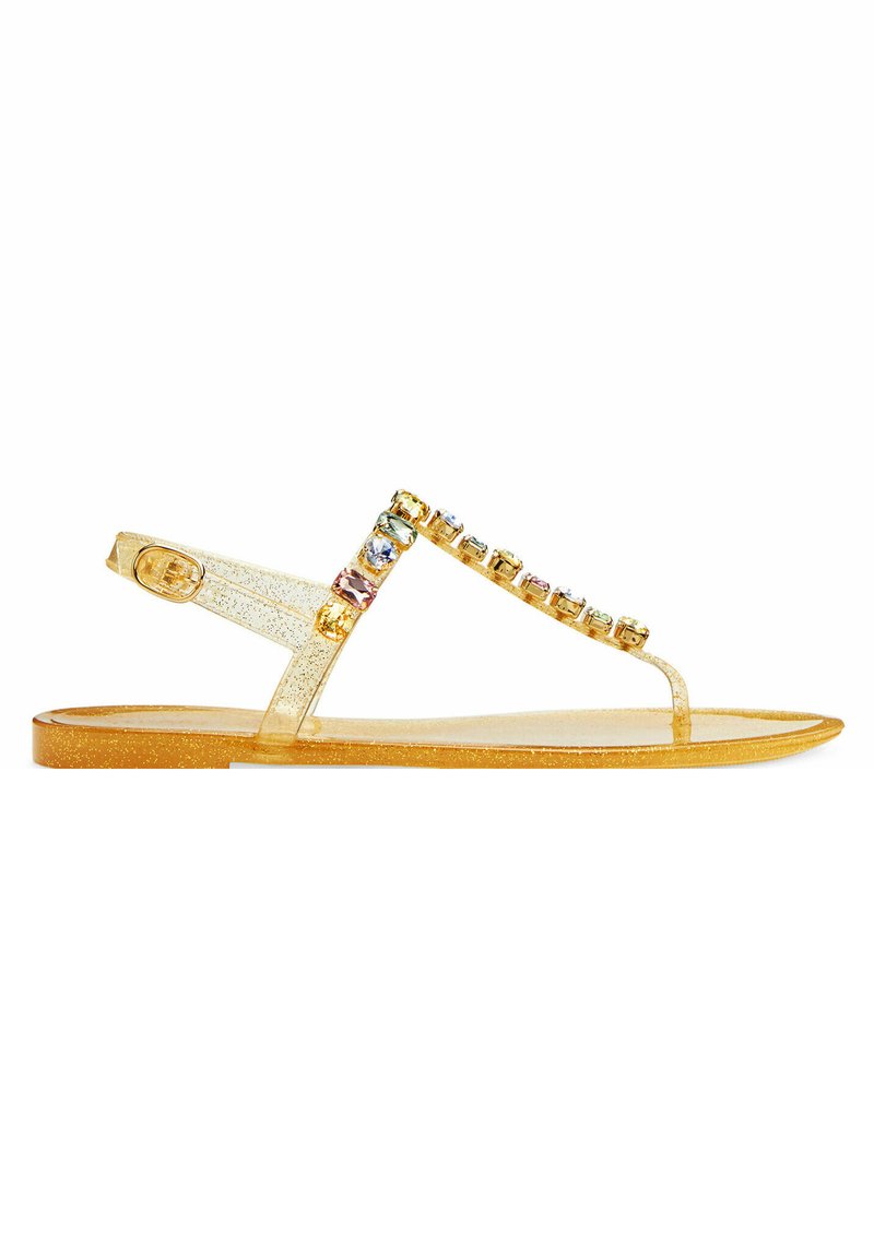 Damen Sneaker | Stuart Weitzman JAIDE GEM JELLY Zehentrenner gold/goldfarben - KK23001 Damen Sneaker | Stuart Weitzman JAIDE GEM JELLY Zehentrenner gold/goldfarben - KK23001