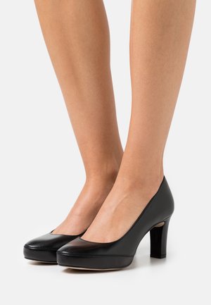 Unisa Escarpins à plateforme - black