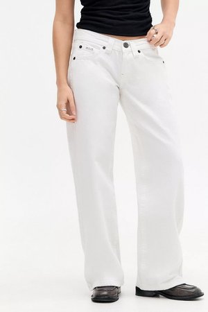 KAYLA - Jean droit - white