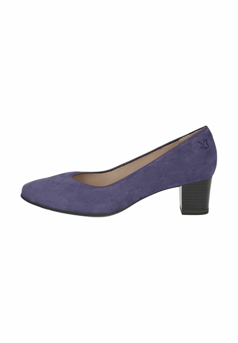 Caprice Klasické lodičky na opätku - purple suede