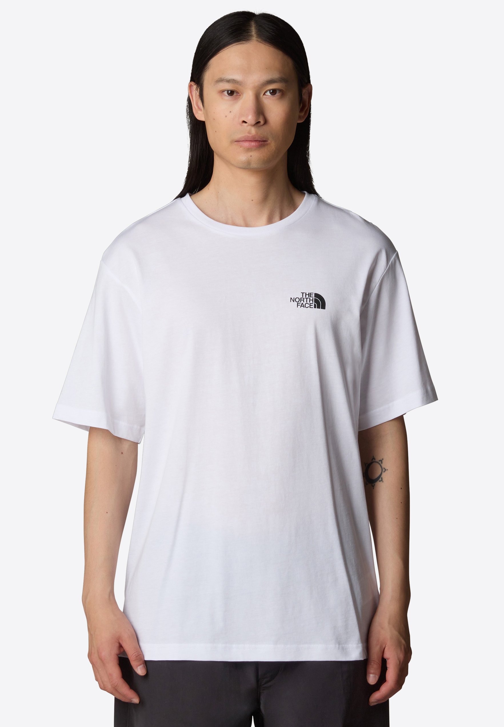 ★★THE NORTH FACE★★ White Label One Earth EX Short Sleeve The North Face Men's Short Sleeve Graphic Half Dome T-Shirt