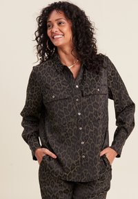 Breal Overhemdblouse - vert kaki