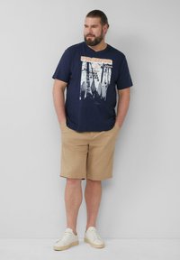 s.Oliver T-shirt print - tiefblau