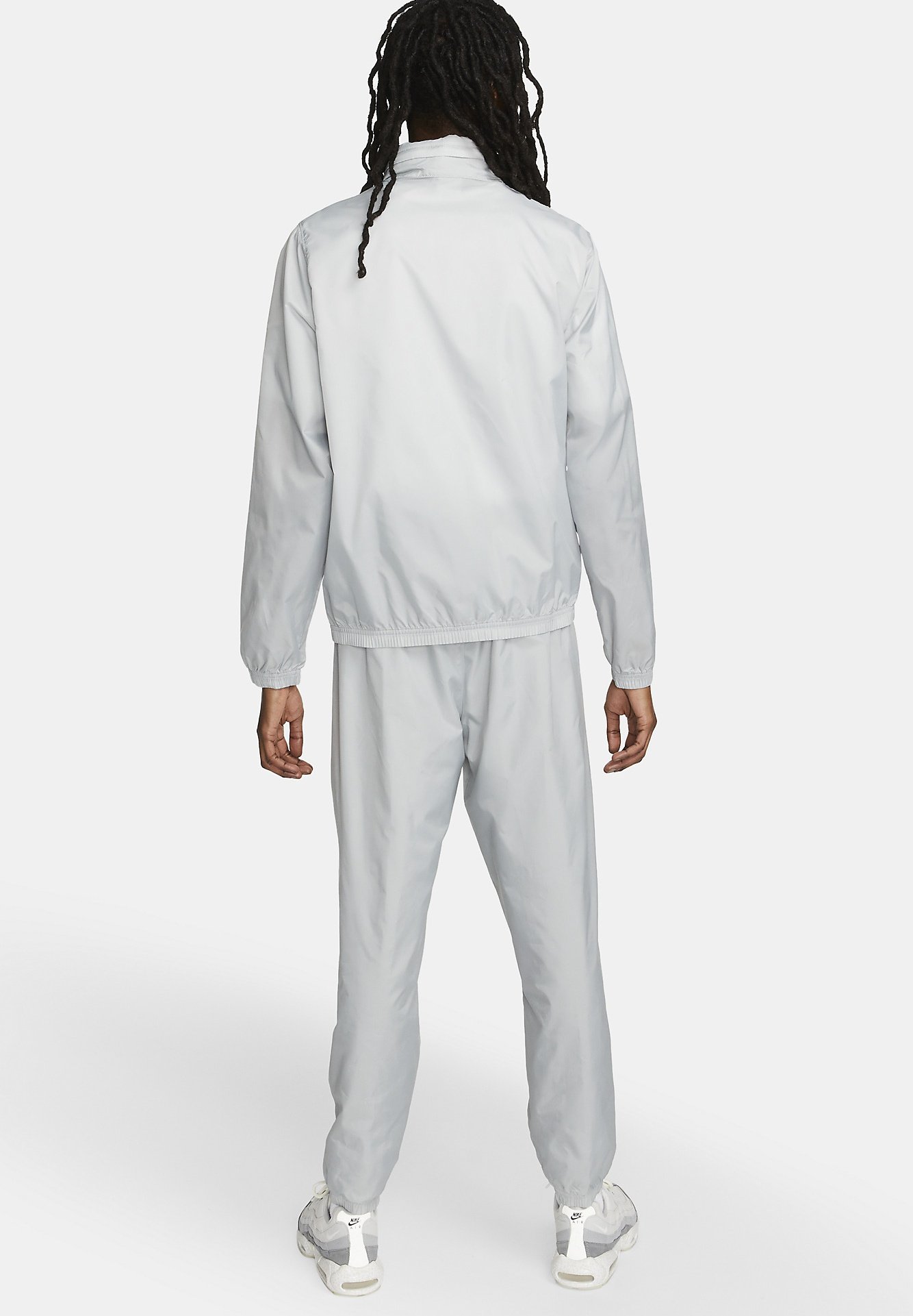 nike tracksuit light grey