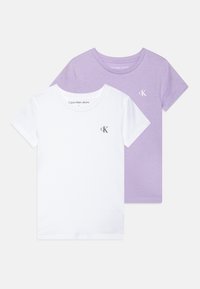 Unselected, pastel lilac/bright white