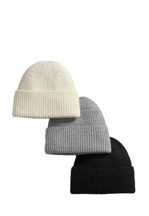 3 PACK - REGULAR FIT - Berretto - black grey neutral