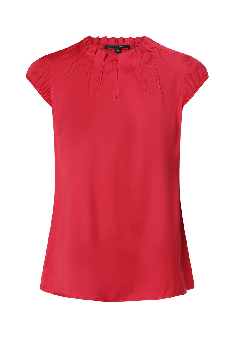 comma Blouse - fuchsia