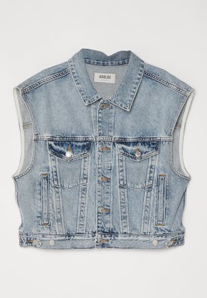 Agolde CHARLI VEST IN IMMORTAL  - Waistcoat - immortal pale indigo