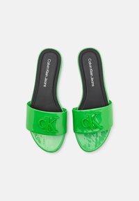 Calvin Klein Jeans FLAT SLIDE - Ciabattine - classic green