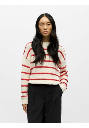 GESTREIFTER - Striktrøje - birch