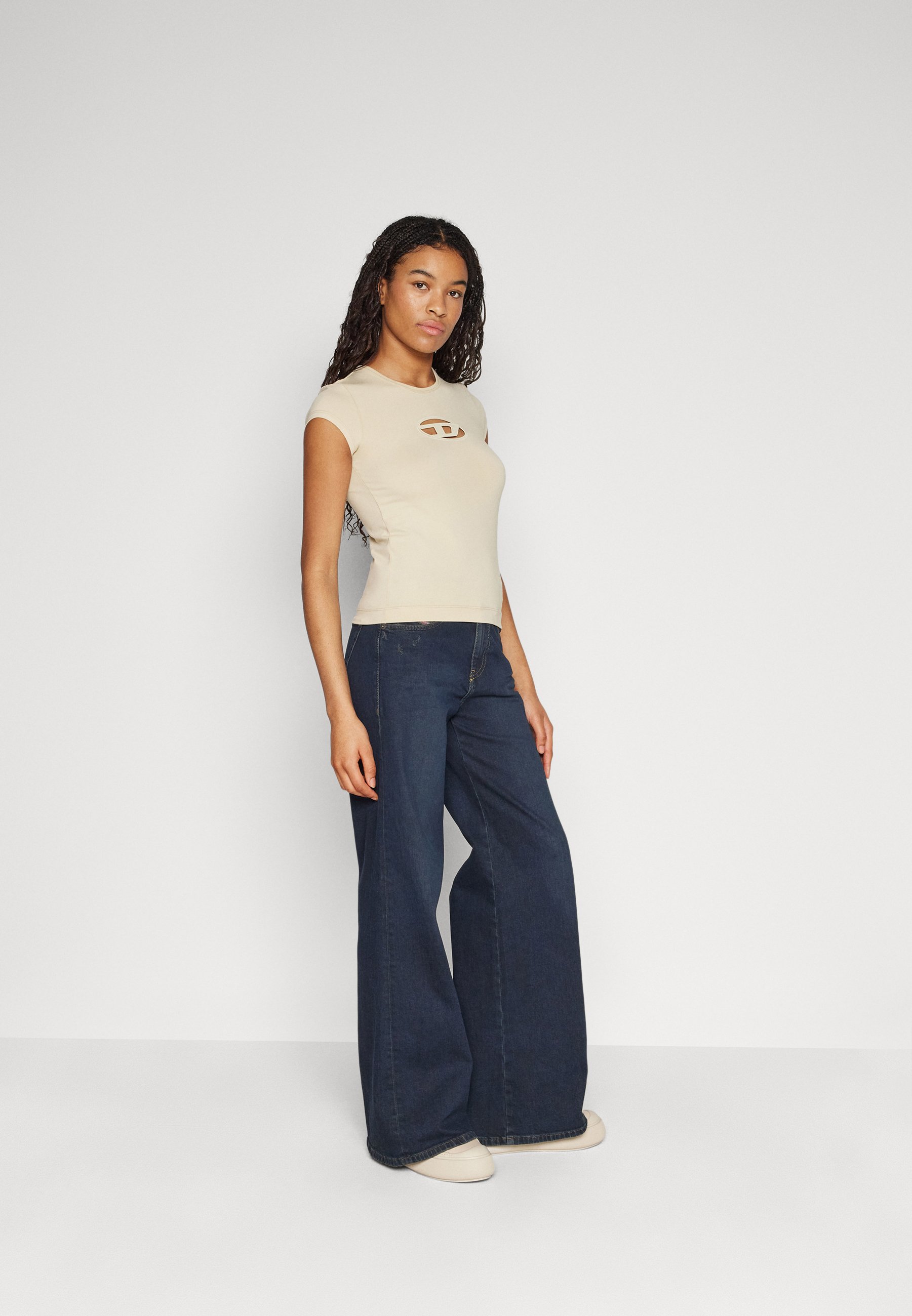 Diesel 1978 D-AKEMI - Bootcut jeans - 808N/dark-blue denim