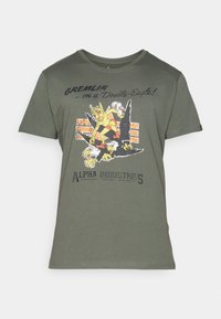 GREMLIN  - Camiseta estampada - dark olive