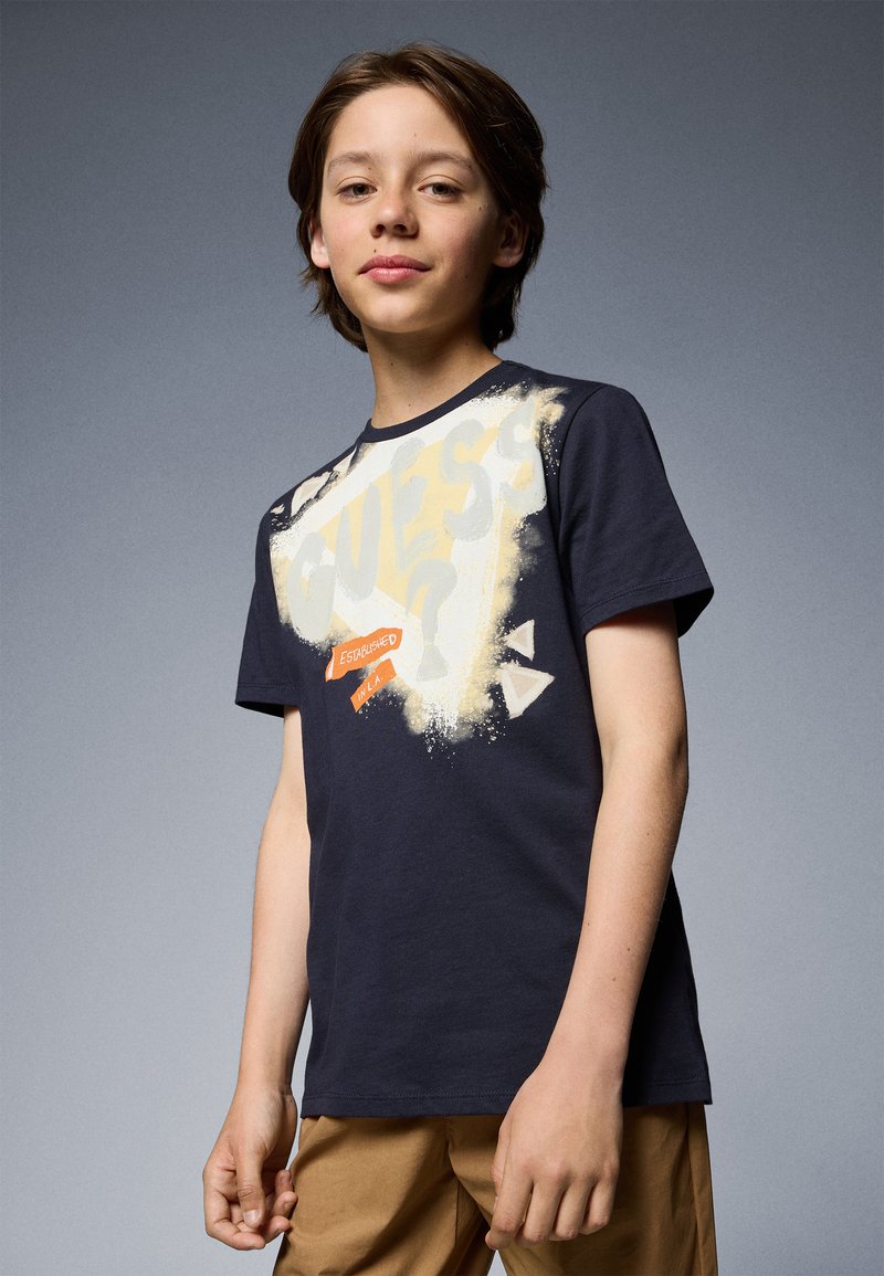Guess - JUNIOR - T-shirt imprimé - smart blue, Agrandir