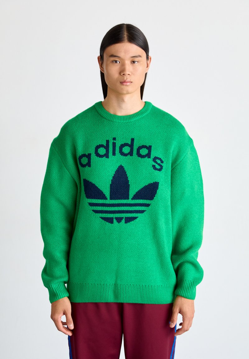 adidas Originals CREW NECK - Camisola - green/night indigo