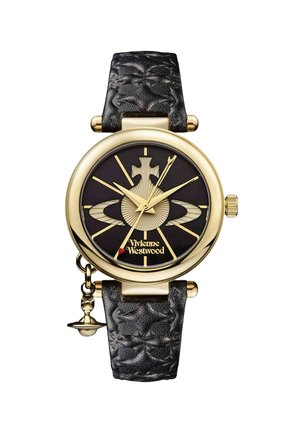 QUARZ ORB - Uhr - schwarz   gold