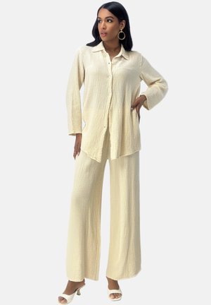 SET - Pantalon classique - beige