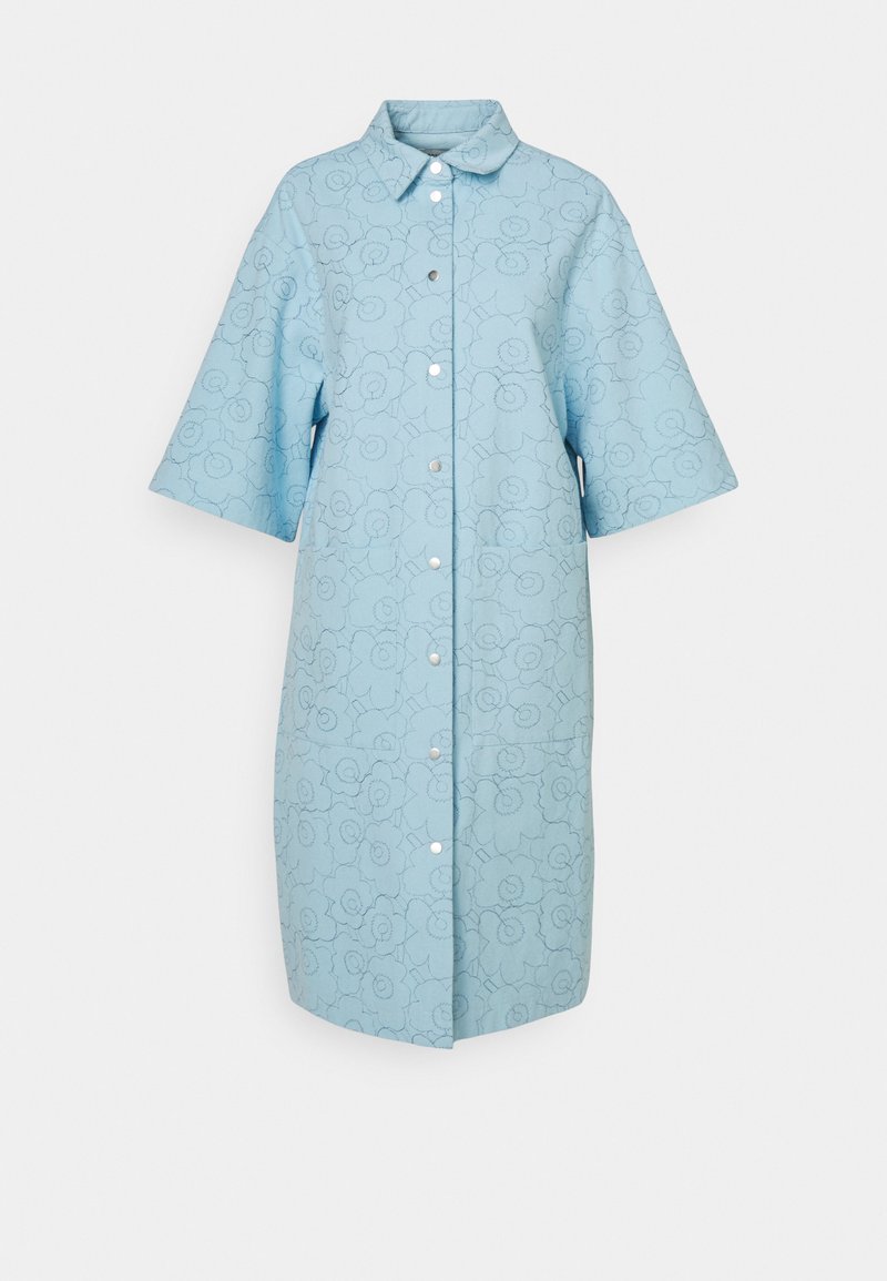 Marimekko MITTA MINI PIIRTO UNIKKO - Shirt dress - light blue/blue 