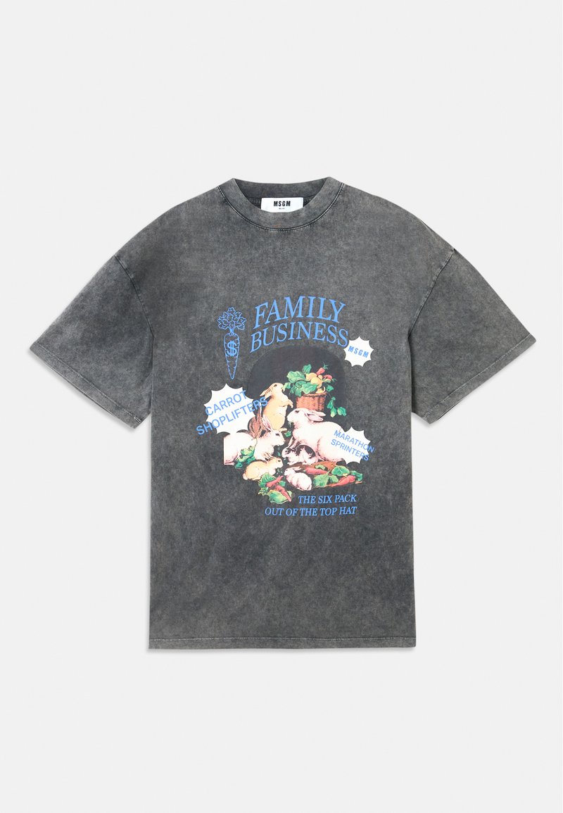 MSGM T-shirt print zwart