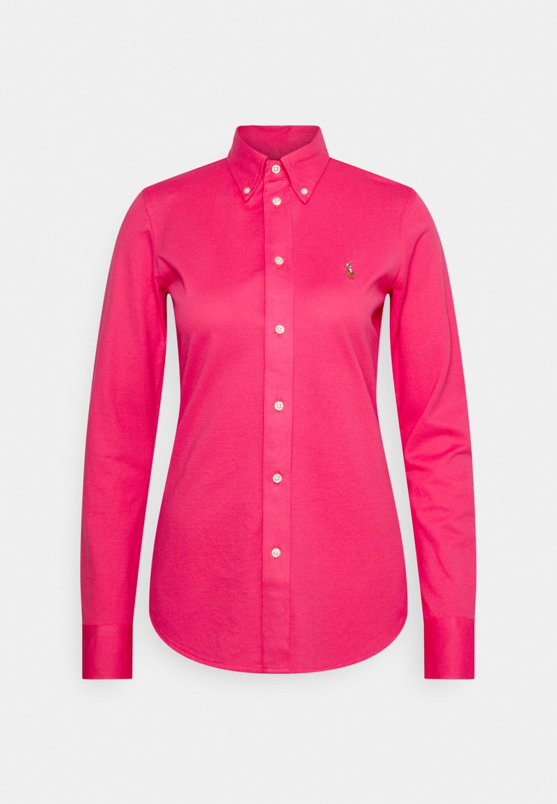 Polo Ralph Lauren HEIDI LONG SLEEVE - Blusa com botões - hot pink