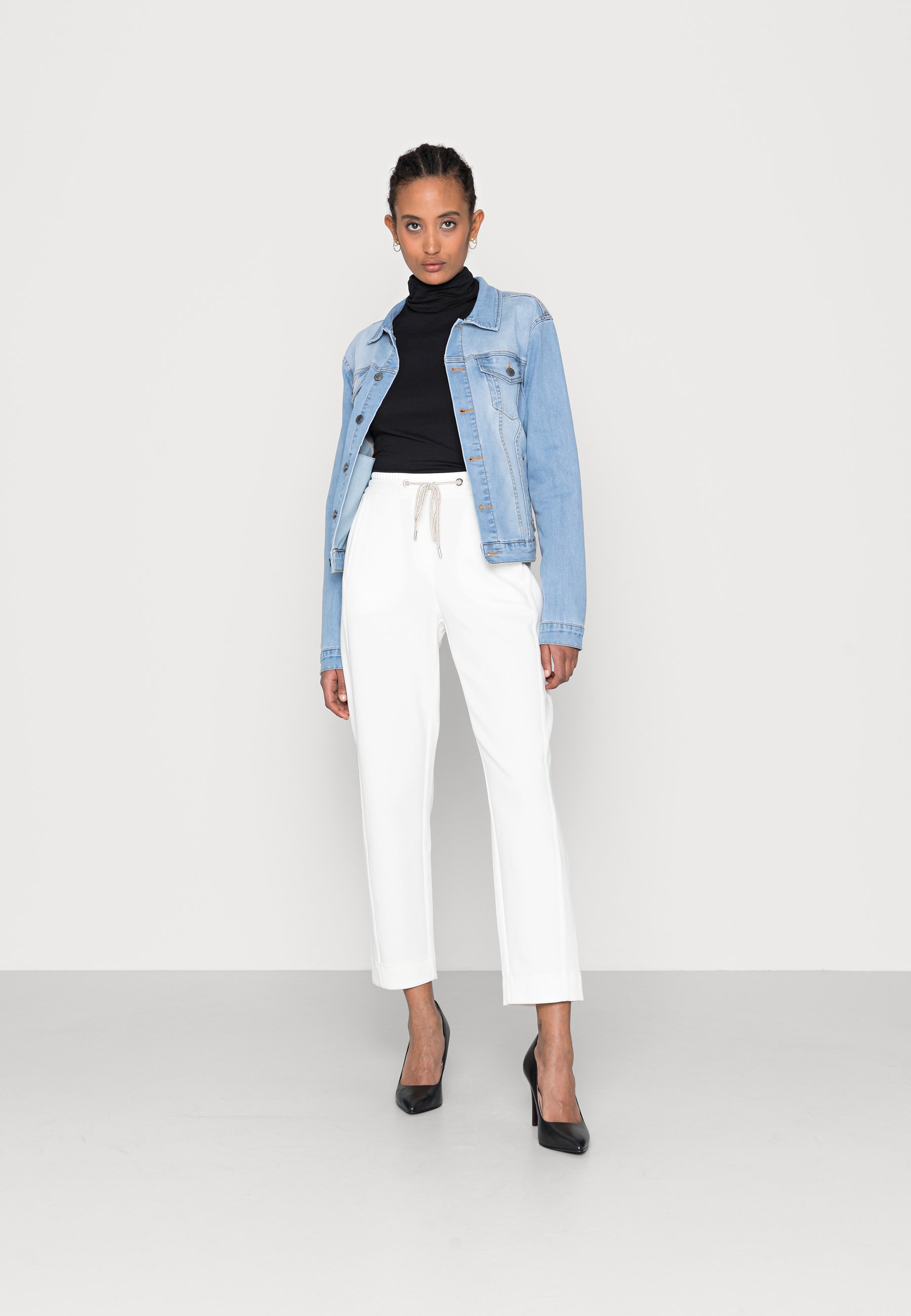 Opus Pantaloni - milk/avorio - Zalando.it