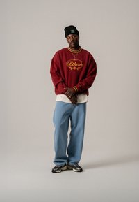 BLKVIS SCRIPT ROSES UNISEX - Camisola - merlot