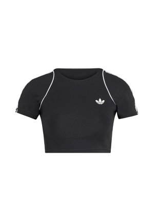 adidas Performance, ADIDAS ORIGINALS SPORT SUPERSTAR BRA TEE - T-shirt print - black