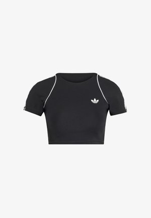 adidas Performance, ADIDAS ORIGINALS SPORT SUPERSTAR BRA TEE - T-shirt print - black