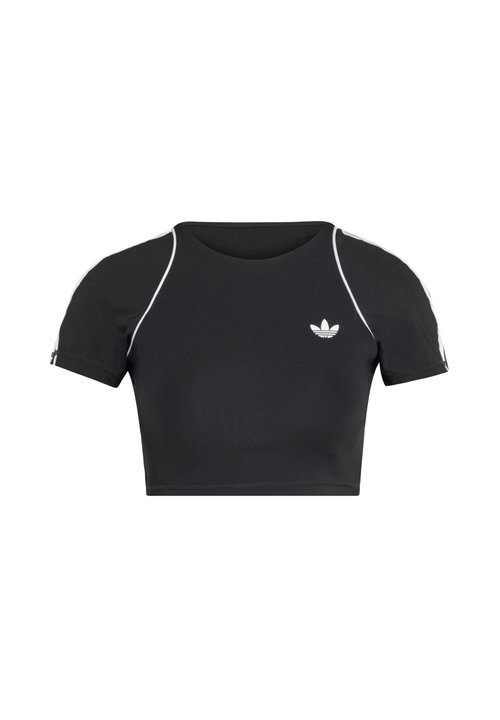 adidas Sport Superstar Bra T-Shirt Asia Sizing 'Black' (Women's) — foto 5