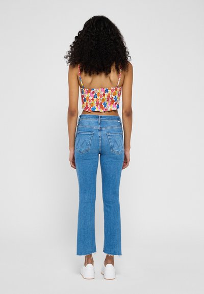 Mother THE INSIDER CROP STEP FRAY - Bootcut jeans - out of the blue