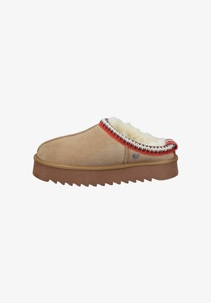 Dr. Brinkmann Mules - mittelbraun