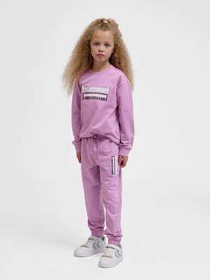 Hummel, HMLTUKAS PANTS UNISEX - Træningsbukser - smoky grape
