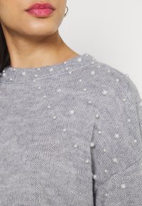 VILA Pullover - mottled light grey