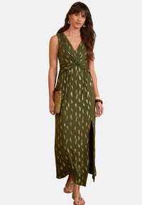 Love & Roses REGULAR FIT - FOIL TWIST FRONT  - Maksimekko - khaki green