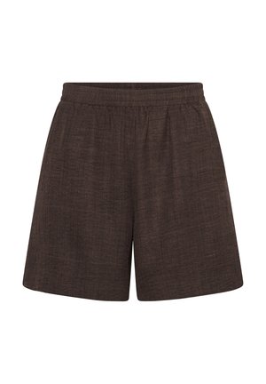 Bon'A Parte, BPODA SHORTS - Short - black coffee melange