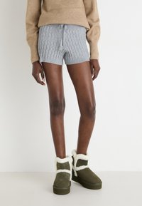 Gina Tricot - CABLE - Short - grey melange Image miniature 1